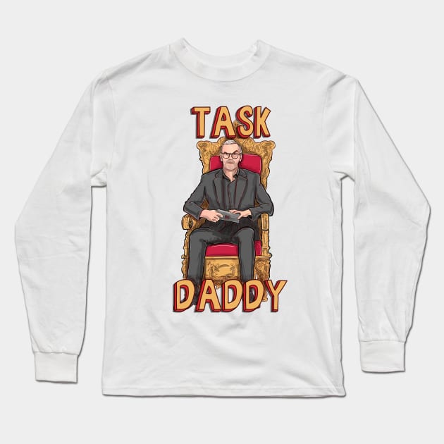 Taskmaster Greg Davies Long Sleeve T-Shirt by HelloHarlot